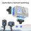 AMAGISN Plastic Camera Rabbit Cage for  OSMO Action 5 Pro/4/3 Horizontal and Vertical Quick Release Frame Camera Accessories 4