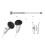 1 Set for Meta Quest 3S VR Controller Battery Pack, for Meta Quest 3 Controller Universal Rechargeable Battery Cover 6