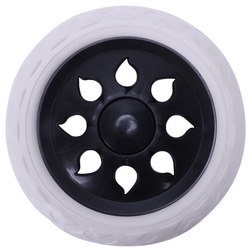 2 Pcs Noir blanc Hot Design Roue chariot a bagages  Roues
