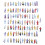 New 100pcs Painted Model Train People Figures Scale N (1 to 150) 1