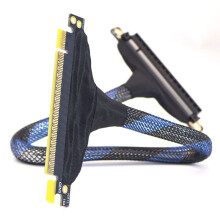 PCIe 5.0 X16 Extension Cable PCI-E Gen5 High Speed Lossless Cable GPU Extension Cable for RTX5090 Card 40cm