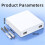 Double Port Compatible Fiber Opt Panel Box 86 Type Double Port 86 Type Wall Mount Fiber Opt Panel Box for Networking 7