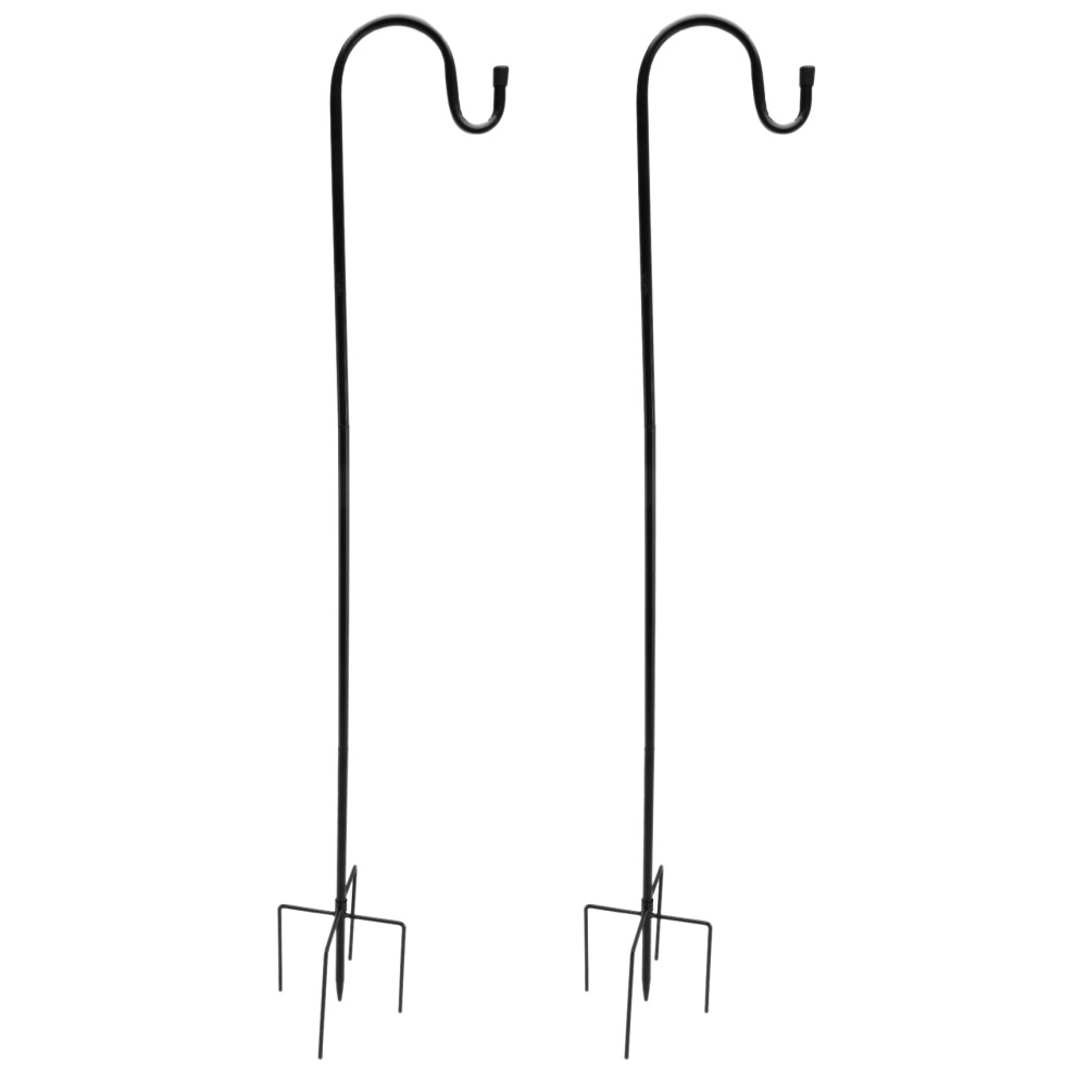 Shepherd's Hooks, 2Pack Shepherd Hook Made Of Metal For Outdoor Bird Feeders Hanger, Solar Lights, Christmas Lights 4711280473601