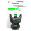 Fast Dual Charger for  2 Pro Controller Charging Stand Dock Station Holder Cradle with Green Indicator Light White 4
