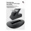 Fast Dual Charger for  2 Pro Controller Charging Stand Dock Station Holder Cradle with Green Indicator Light White 5