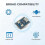 3PCS Piece Set of RP2040 Zero Boards RP2040 Zero Microcontroller Development Board Compatible Rasp Berry Pi Ar Duino 4