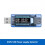 KWS-V20 USB-Testare Digital Voltmeter Amperemeter Effektkapacitetsmonitor Batterikapacitetstestare Stöder QC2.0  4-30V 2