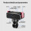 Cycling Vlog Magnetic Mount Magnet Base for  Osmo  Action Camera 360 Adjustable Support Charging While Recording 5