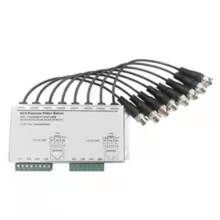 8-Kanal Twisted-Pair Sender mit Integriertem Kabel, BNC zu RJ45 Ethernet-Kabel HD-Sender für Überwachungsvideo