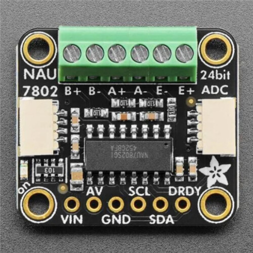4538 for Adafruit NAU7802 24-Bit ADC Module with STEMMA QT / Qwiic Interface, Load Cell Amplifier Board for 2