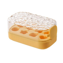 Press Ice  Tray 8 Ice  Tray Box Push Type Ice  Maker Easy to Demold Ice Tray Mold Summer Kitchen Gadgets B