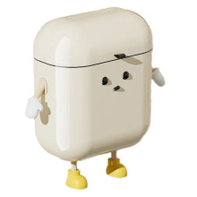 DIY Cream-Colored Wall-Mounted Kitchen Trash Can with Lid for Food Waste and Bathroom High Appearance Level 12L