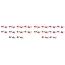 40 PCS 2 Inch Toilet Flapper for  -Fin Flapper Replacement Kit, Replace for  Toilet Part 84138, 84314