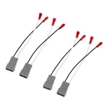 2 Pares de Placa Adaptadora de Alto-Falante Automotivo de 6,5 Polegadas e Chicote de Fiação para , , , Crosstour e Accord