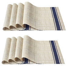 Tischsets, Rutschfest, Ölbeständig, Wärmeisolierend, Tischsets im Westlichen Stil, Tischsets, Schüsselmatten und Tabletts für Hotels