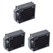3X PC Water Cooling Aluminum Radiator Multi-Channels 60mm for Computer LED Beauty Apparatus