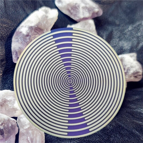5pcs MWO EMFS Disk 5CM MultiWave Oscillator Antenna Ornament Lakhovsky MWO Optical  Disk for EMF Harmonizing Decor