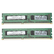 2X 4 Go 2RX8 PC3-10600E 1,5 V DDR3 1333 MHz ECC Mémoire RAM Sans Tampon pour Serveur Workstation (4G)