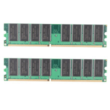 2X DDR 1 Go de MéMoire PC Ram DDR1 Desktop PC3200 400 MHz 184 Broches Module de MéMoire D'Ordinateur Non ECC