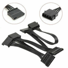 6X 4Pin IDE do 5-Portowego Kabla ZasilająCego 4Pin  do Multi  Port 18AWG PrzewóD ZasilająCy do Dysku Twardego HDD SSD PC