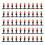 60 Pcs Micro-Spray Adjustable Flow Irrigation Drippers, Garden Adjustable Sprinkler Drip Irrigation Misting Drip Kit 1
