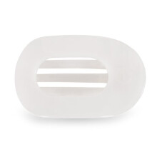 Small Flat Round Clip - Strong Grip, Bendable Teeth, Comfortable Curved Design - for Lying Down, Yoga, Driving & More C