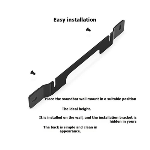 2pack Soundbar Wall Mount Bracket Floating Style Mounting Bracket for  Ray Soundbar Mount Wall Under TV