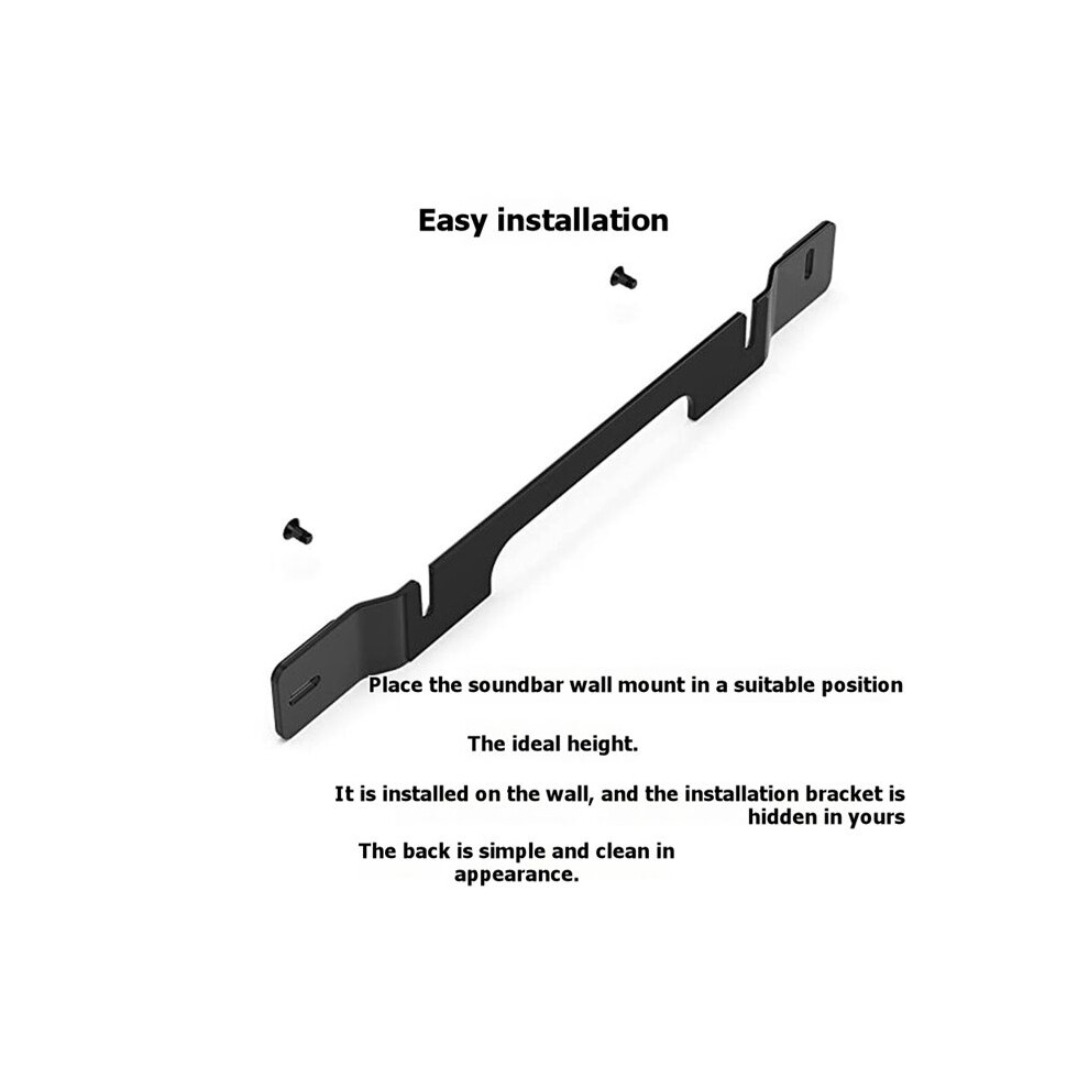 2Pack Soundbar Wall Mount Bracket Floating Style Mounting Bracket For Ray Soundbar Mount Wall Under Tv 6032029746281