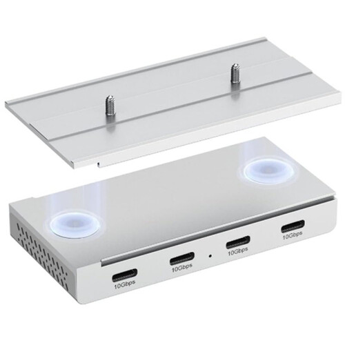 10Gbps Magnetic USB-C Hub, 4-Port USB 3.2 Gen2 Data Transfer 1