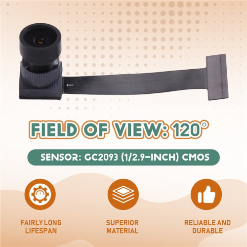 Módulo de Câmera AIoT DVP DVP para Casa Inteligente, HD 1080P 60fps,  Angular de 120, Compatível com K230. 1