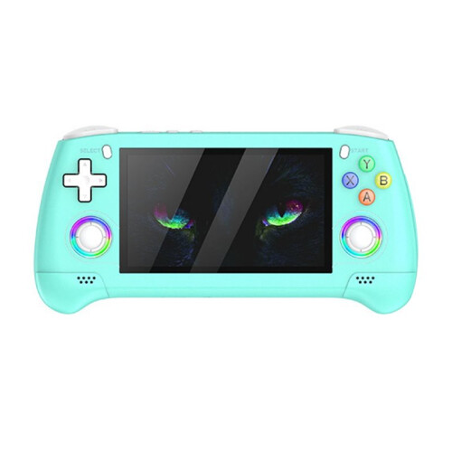 Console de Videogame Portátil M30 com Joystick RGB de 4,3 Polegadas, 3D, Estilo Arcade Retrô, Compatível com para Linux e 30 Emuladores C