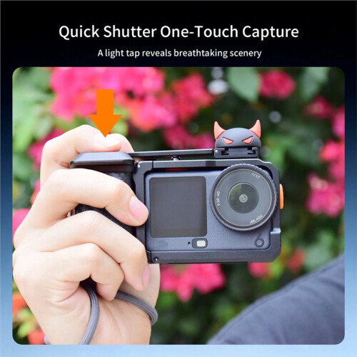 Magnetic Metal Cage for  Action 6 Camera Protective Frame Quick Release Horizontal Vertical  Cold Shoe Mount 2