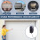 FLO4RS 433mhz Garage Door Remote Control Opener FLO Remote Control 4 Button Transmitter 4