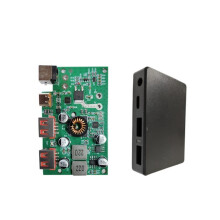 DIY Solkontroller 5V 9V 12V TYPE-C USB-1/USB-2 Utgångsport Spänningsstabilisator Solpanelregulator