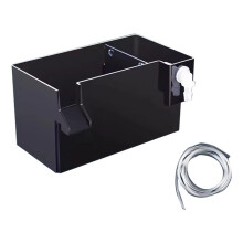 Filtro Externo de Acrílico para Aquário Preto, Separação Seca e Úmida, Pequeno, Silencioso, Suspenso, Gotejamento, Transbordamento