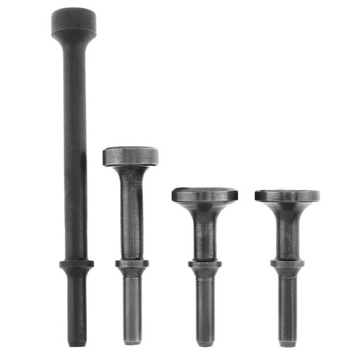 4Pc Air Hammer  Air Chisel Hard Steel Solid Impact Hammer  Support Pneumatic Tool for Knocking / Rusting Removal