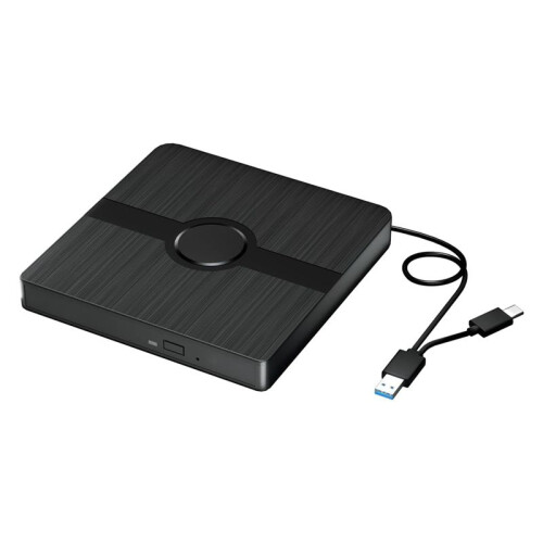 External Blu Ray Drive,CD/DVD Burner Player with Read/Write Capability Portable Blu-Ray Player for PC Laptop Win10