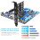 Carte D'Extension PCI Express 2  USB/USB-C 5 Gbit/S USB 3.2 Gen1 USB 3.0 PCIe pour Windows/Linux 4