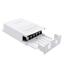 1 Ripetitore POE da Esterno da 100 M, IP30, 30 W, 44-57 V, VLAN, Resistente Alla Pioggia, per Telecamera POE