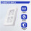 Open Audio Cassette Shell Case for DIY Reel to Reel Cassette Tape Plastic Shell White 2