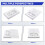 Open Audio Cassette Shell Case for DIY Reel to Reel Cassette Tape Plastic Shell White 5