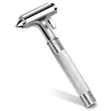 Martillo de Seguridad para Coche, Rompeventanas, Martillo de Emergencia con Cortador de Cinturón de Seguridad para Rescate y Escape.