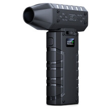Ventilatore Elettrico Portatile da 160.000 Giri/Min, Velocità del Vento di 52 M/S, Motore Brushless, Ventilatore Potente con Display A LED