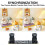 Global Shutter Synchronization Dual USB Camera Module 4MP 3840x1080 High Frame Rate 60fps with 72 Degree Lens/3.6mm 6