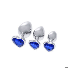 Anale plug - S PLEASURES - Set van 3 - Metaal - Conisch ontwerp - Onderdompelbaar