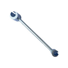 Gångjärn Justeringsnyckel Dubbla Ände Haknyckelnyckel för Runda Bultar Handverktyg Justerbara Skiftnyckelverktyg 19mm+23mm