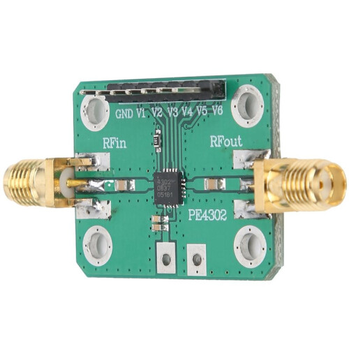 Módulo Atenuador de RF PE4302 Controle Numérico Paralelo Modo Imediato Componente Eletrônico