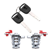 Autodeurslotcilinderset met Sleutels Autodeurslotcilinder 72145-S73-003 72146-S73-003 voor   2002-2005