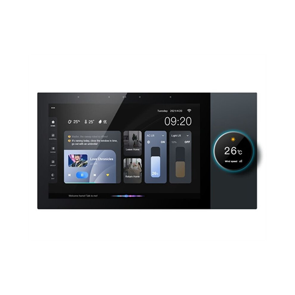 7 Inch Android 8.1 Tuya Home Control Panel With Rotary Button Zigbee Hub Wifi Wall Amplifier,For Alexa Voice 4712073570934