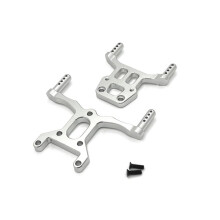 Front and Rear Shell Pillars Kit for 1/14 144018 RC Car Upgrade Accessories Silver